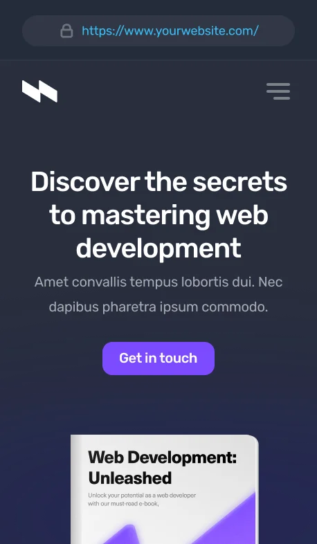Site web responsive