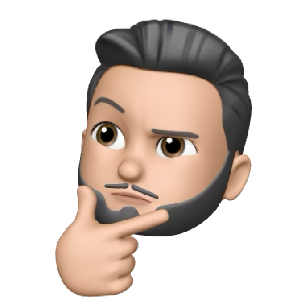 Memoji d'Oussama qui s'interroge