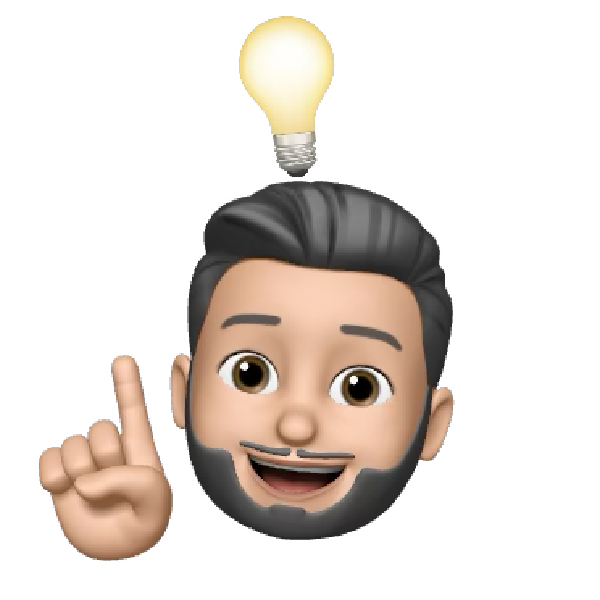 Memoji d'Oussama ayant une idée